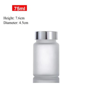 Anti-Slip Glass Health Bottle for Drug Packaging