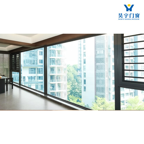 Fenêtre fixe avec pont cassé (verre surdimensionné)