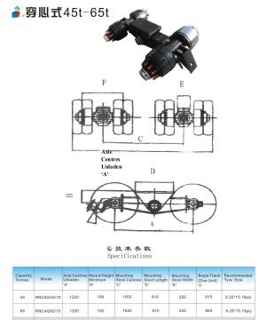 45T~65T Trailer Wear Heart Suspension (RNCAG45/15, RNCAG65/15)