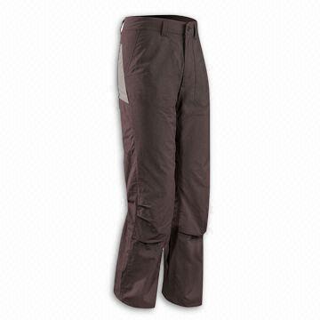 Men's Ski Pants, Durable and Fast Drying, with Double Layer Seat and Knees