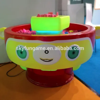 DIY cute candy bear space sand table for kids