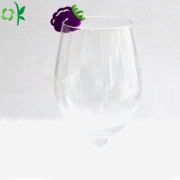 New Products Fruits Silicone Glass Markers for Cup