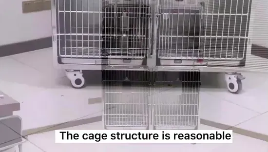 Stainless Steel Vet Cage for Pet Recovery Needs