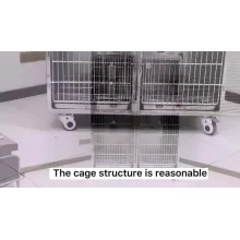 Stainless Steel Vet Cage for Pet Recovery Needs