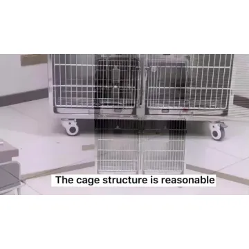 Stainless Steel Vet Cage for Pet Recovery Needs