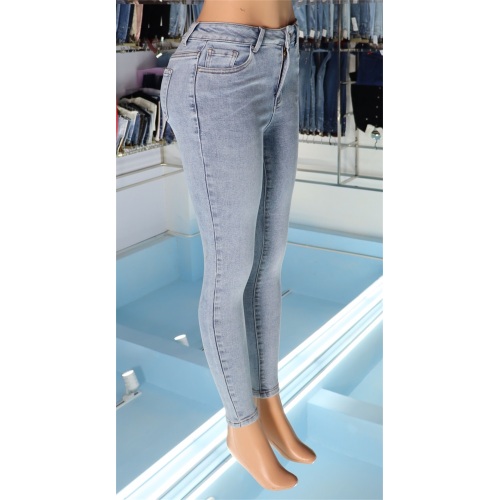 Light Blue Plus Size Jeans Wholesale