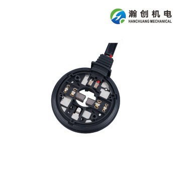Chassis line control brush holder assembly