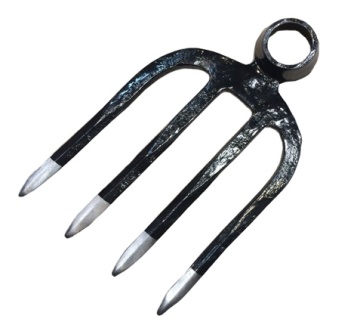 Garden Fork Hoe with Four Steel Teeth F105-4T