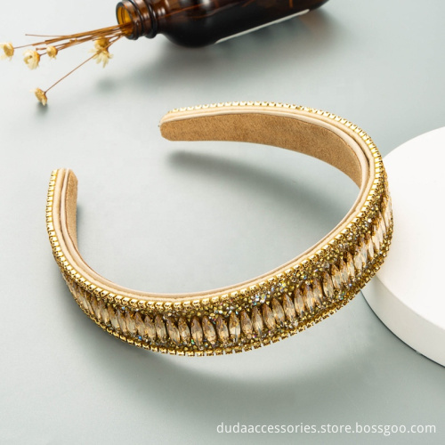 fashionable hot sale rhinestone colorful bling hairbands