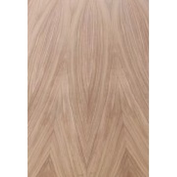 Painel decorativo de madeira de teca em espinha