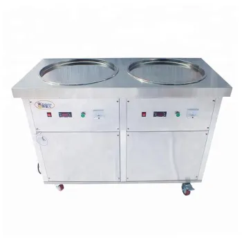 Budget-Friendly Double Pot Double Pressure Ice Fryer & Yoghurt Machine