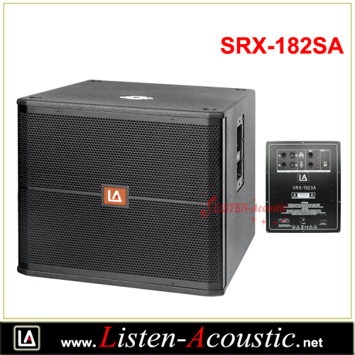 Speaker 2.1 Amplifiers 18 inch Subwoofer Box SRX-182SA