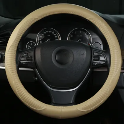 Wholesale Customized Genuine Leather Steering Wheel Covers