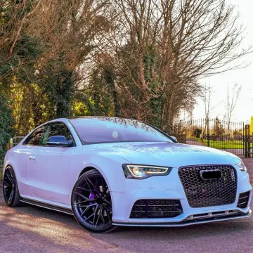 ABS Grille Upgrade Kit for Audi A5/S5 B8.5 2013-2015 RS5 Look Front Bumper Grille