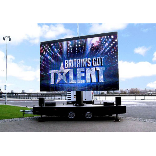 Mobile LED Screen Trailer Advertising Video Wall Screen