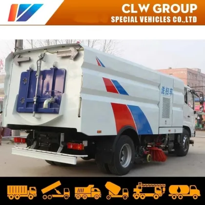 Dongfeng 8 ton Stainless Steel Road water Sweeper truck 16m3 Street Cleaning Sweeper Machine