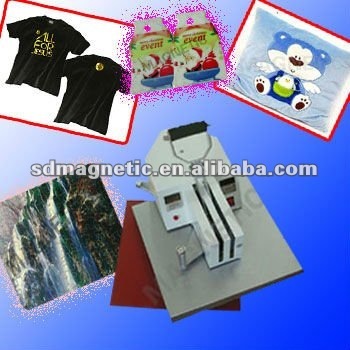 white t-shirt heat transfer machine