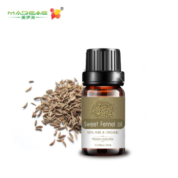 Destilação OEM Sweet Fennel Essential Oil for Flatulence