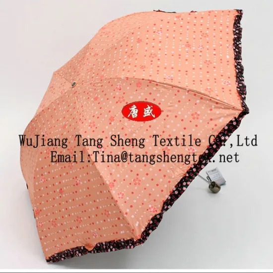 100%Recycled polyester 240T printed taffeta fabric waterproof for umbrella