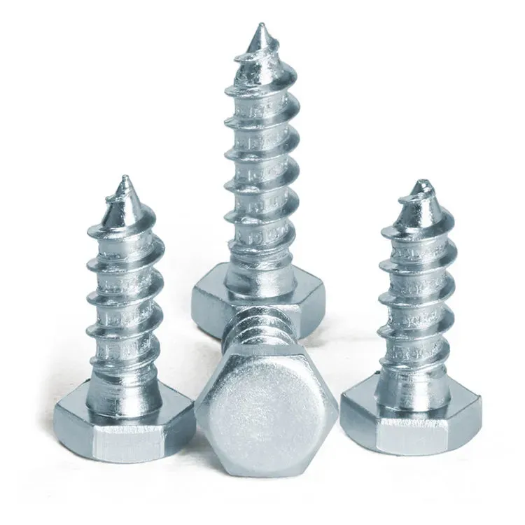 Zinc Plated Hex Head Coach Screws