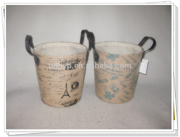 High Qulity Jute Storage Basket For Waste Paper