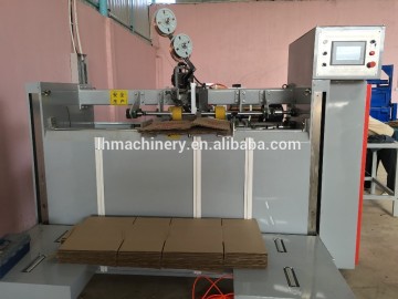 Design Advanced Continuous Working Carton Semi-Automatic 2 Pieces Stitcher Machine From China
