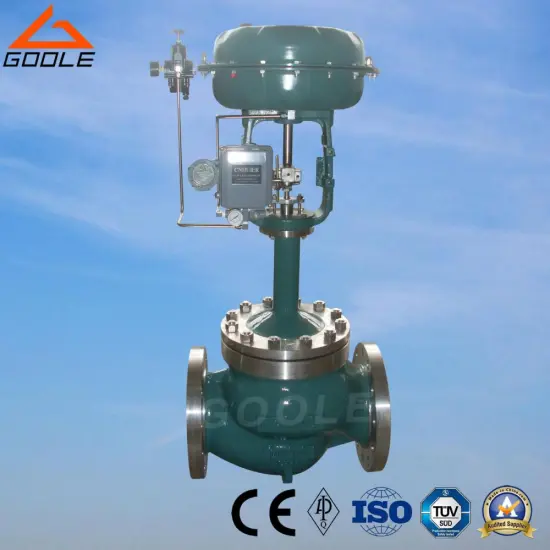 Extended Stem Pressure Balanced Pneumatic Flow Control Valve