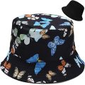 Cute Bucket Hat Beach Hats Reversible Double-Side-Wear