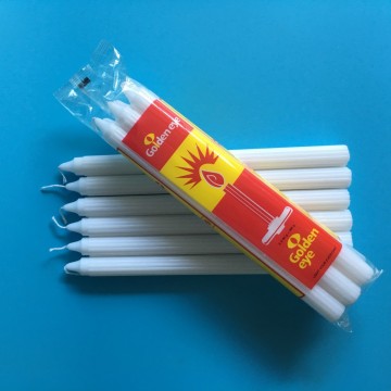 45-75g lange Kerzen elegante geriffelte Kerze zur Deookoration