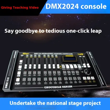 Alligator 2024 Console: Stage Lighting Controller for DMX512 Signals