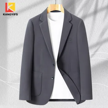 Elegant Dark Grey Casual Suit for Everyday Wear