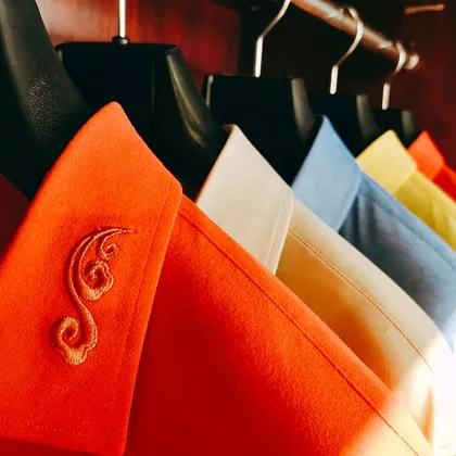 Custom thermostatic health shirt environmental protection fabric formal shirt man long sleeve shirt