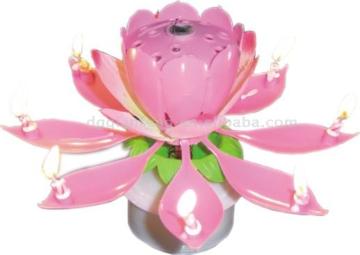 Lotus Music Candle