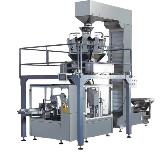 Automatic Packing Machine for Pre-Made Pouch and Zipper Bag Filling: Ideal for Snack Food Packaging