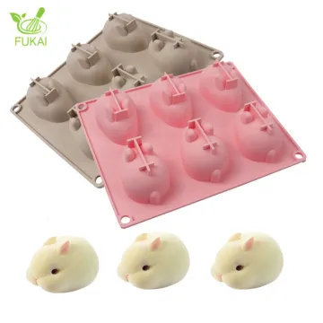 Easter Rabbit Shape Silicone Mould for Mousse, Ice Cream, Jelly, and Baking