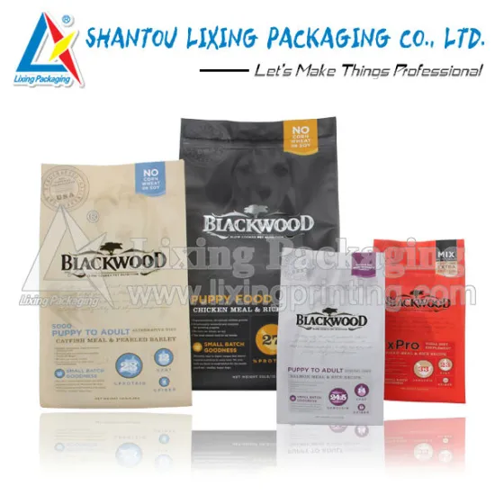 Printed puppy food bag