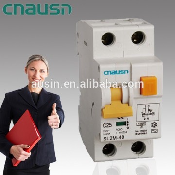 SL2M-40 1P+N ELCB earth leakage Circuit Breaker with overload protection