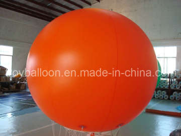 Plain Orange Inflatable Balloon