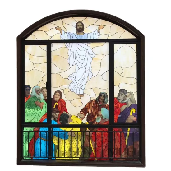 Custom Tiffany-style Stained Glass Panels for Doors and Windows