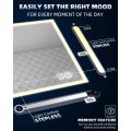 Miroir LED de maquillage carré à capteur tactile SALLY Dimmable