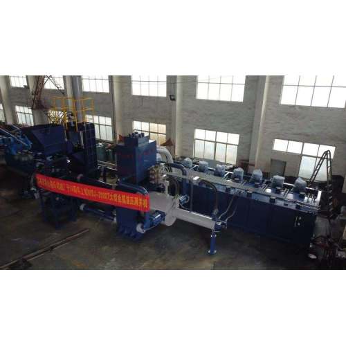 Horizontal Steel Chips Metal Recycling Briquetting Machine