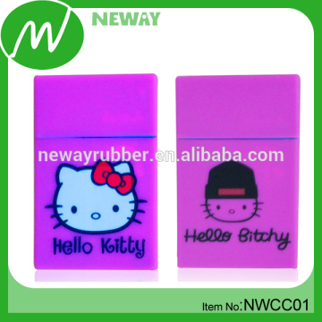 Custom Made Printing Fashion Rubber Cigarette Case