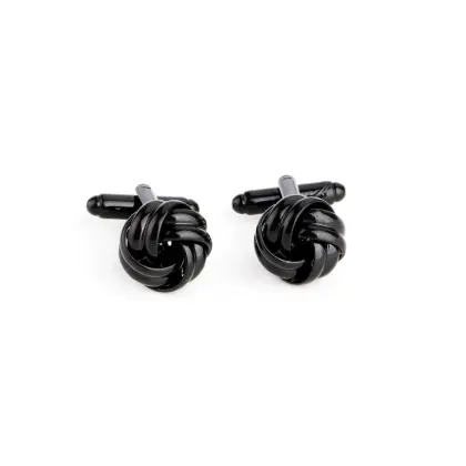 Fashion Stainless Steel Twist Cufflinks