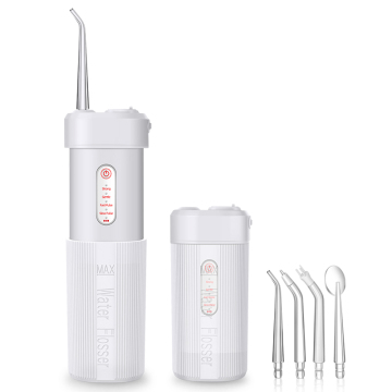 Rechargeable IPX7 Water Flosser with 220ml Tank and 4 Function Nozzles