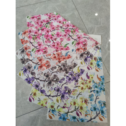 High-Quality Imitation Linen Printed Polyester Fabric