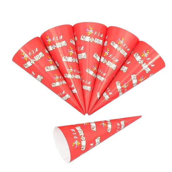 Custom Ice Cream Cone Wrappers & Paper Packaging