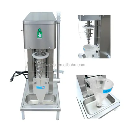 Wholesale Frozen Yogurt and Ice Cream Mixture with Fresh Fruits