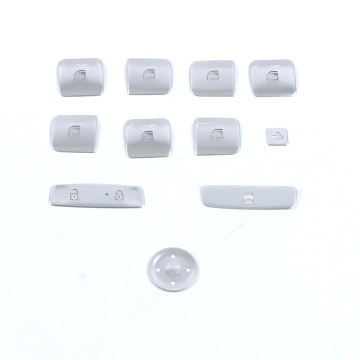 Modern 2023 Hyundai Elantra Aluminum Alloy Interior Accessories - Glass Lift Button Patch Decoration