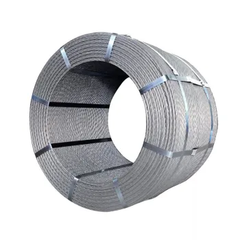 1x7 & 1x19 Steel Stranded Wire Post Tension Cable: 12.7mm PC Strand for Prestressed Concrete Applications