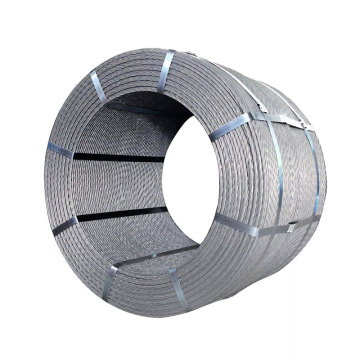 1x7 & 1x19 Steel Stranded Wire Post Tension Cable: 12.7mm PC Strand for Prestressed Concrete Applications